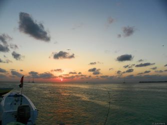 sunset Belize