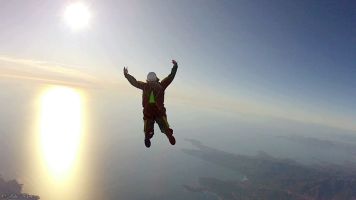PAC à Propriano, Corse, France @Newton Parachutisme